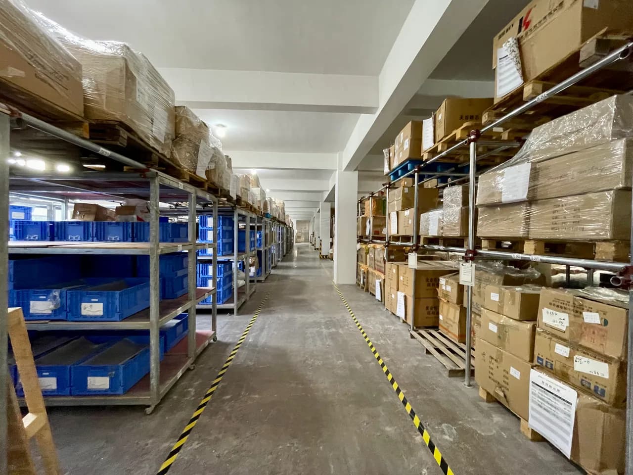 Materials & Packaging Warehouse within LoyalCrafts production operations