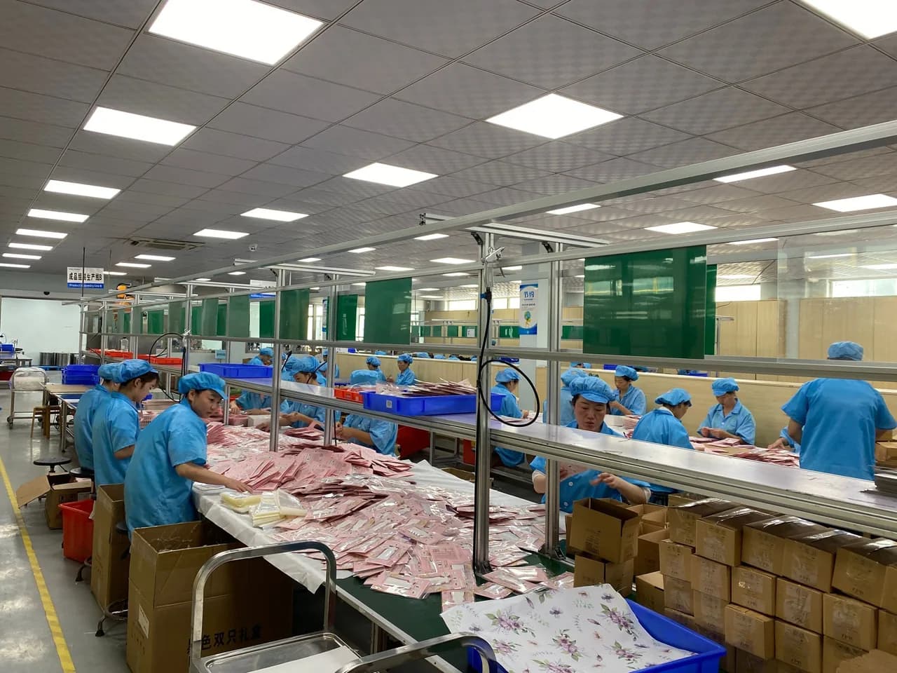 Private Label Packing Line within LoyalCrafts production operations