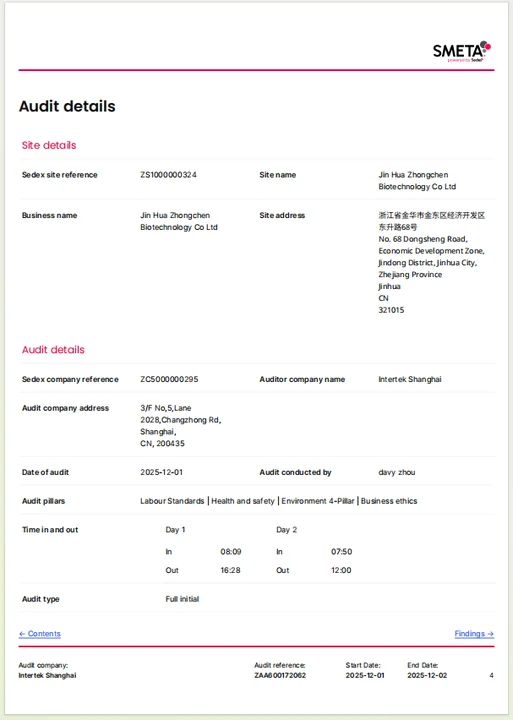 SMETA Audit Report