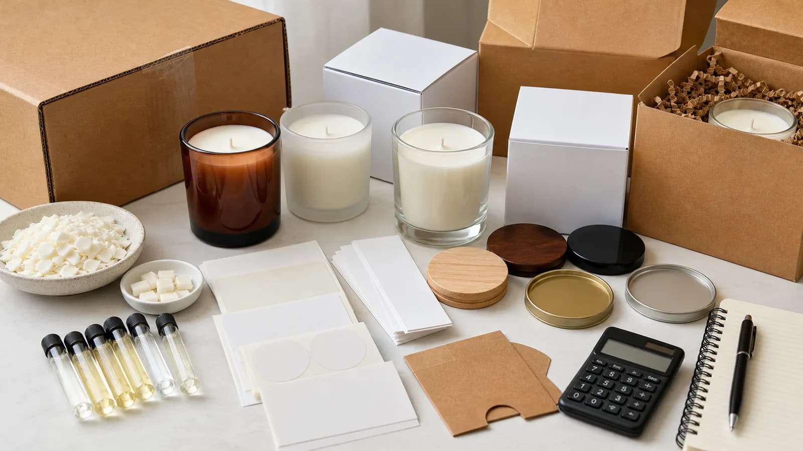 Private Label Candle Packaging Cost: Glass, Lid, Label and Gift Box Breakdown