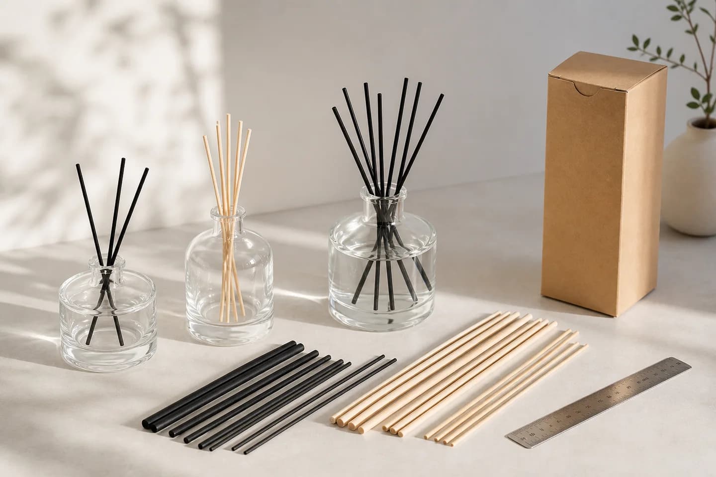 Reed Diffuser Stick Size Guide: Diameter, Length and Fiber Stick Selection for Private Label