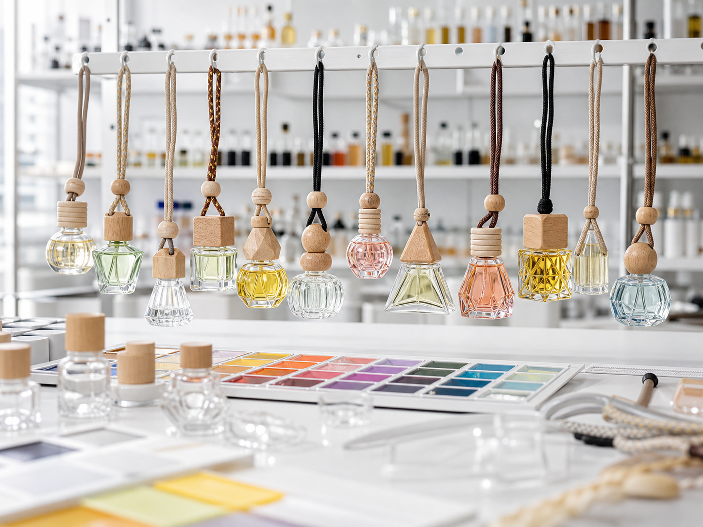 bulk hanging car air freshener liquid samples for private label development
